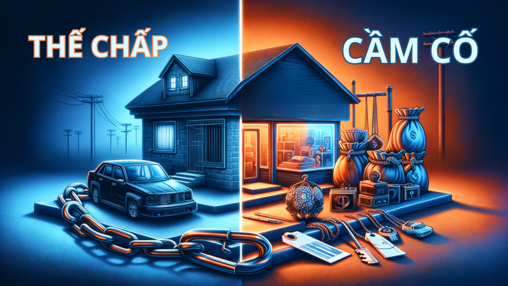 Sự khác nhau giữa cầm cố và thế chấp