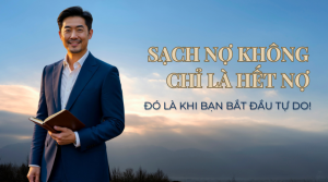Chuyên gia Vũ Không Vũ tư vấn kế hoạch tự do tài chính sau khi tái cấu trúc nợ thành công.